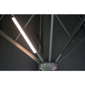Parasol verlichting lux Claassen Buitenbeleving
