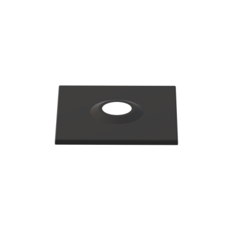 Afdekplaat tegelstandaard hoog zwart  Palestro Pro / Nero Led / Fuerto Pro