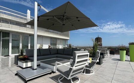 Afdekplaat tegelstandaard hoog grijs Palestro Pro / Fuerto Pro Kleur Grijs