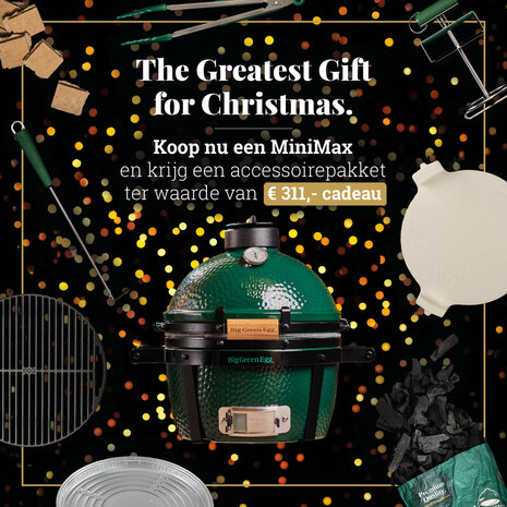 BIG GREEN EGG MINIMAX KERSTSPECIAL