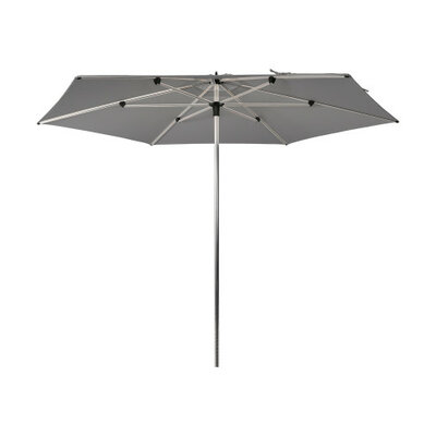Parasol Sublimo Pro Ø300 cm Platinum Grijs