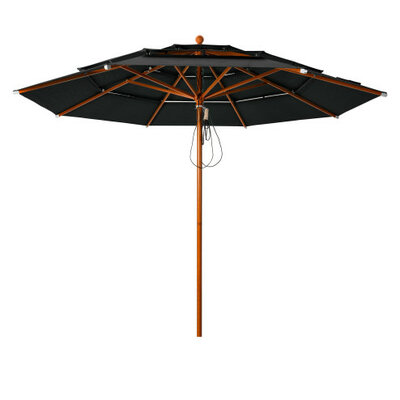 Parasol Lasagna Pro Ø330 cm Zwart
