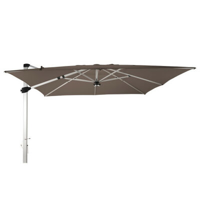 Zweefparasol Palestro Pro alu 400x400 cm Taupe
