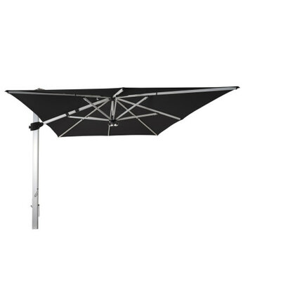 Zweefparasol Palestro Pro alu 400x300 cm Zwart