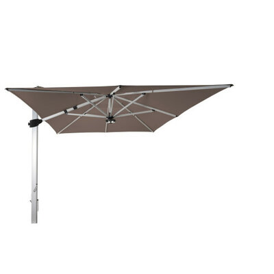 Zweefparasol Palestro Pro alu 400x300 cm Taupe