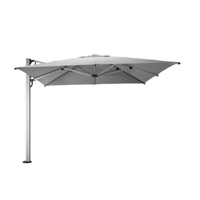 Zweefparasol Fuerto Pro 300x300 cm Platinum Grijs
