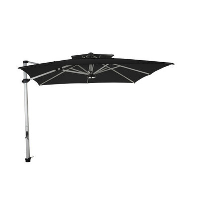 Zweefparasol Laterna Pro alu 300x300 cm Zwart