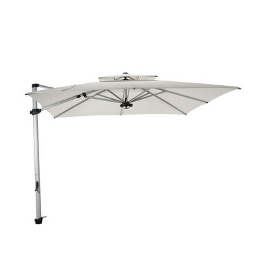 Zweefparasol Laterna Pro alu 300x300 cm Parelwit